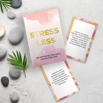 Stress Less - Kort med 100 tips, Rosa